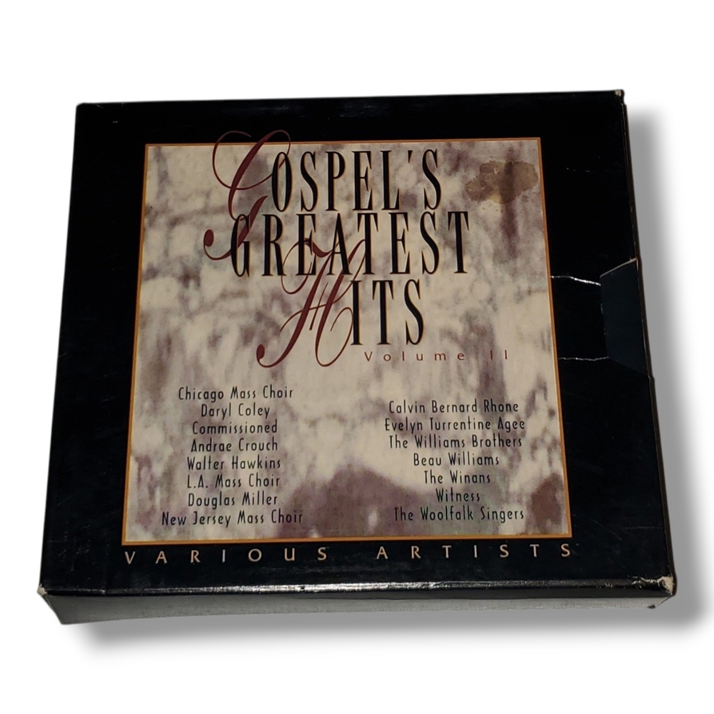 Gospel's Greatest Hits Volume II CD Box Set - Black & Cream